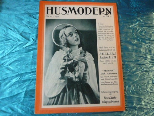 HUSMODERN, 1935 NR 10, TIDNING, BORDDUKNINGSALBUMET