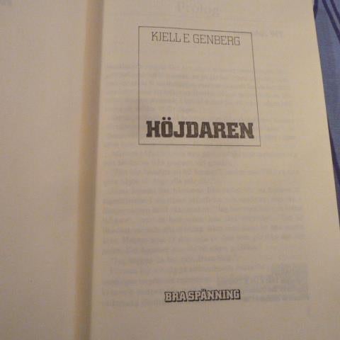 HÖJDAREN, K. E. GENBERG, 1980,  BÖCKER