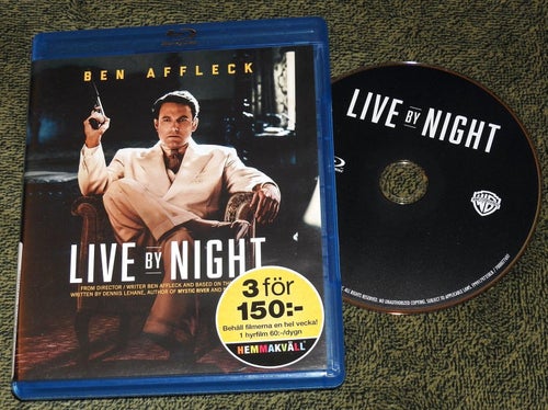 Live by Night Bluray Ben Affleck Action/Drama 2016