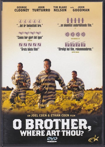 DVD / O Brother, Where Art Thou? / George Clooney, John Goodman / Nära nyskick