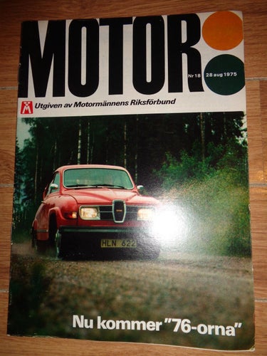 Motor nr18 1975 Opel Ascona, Simca,Toyota Corolla 30,Saab 95 / 96