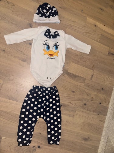 Daisy Duck Set - Body, Byxor & Mössa