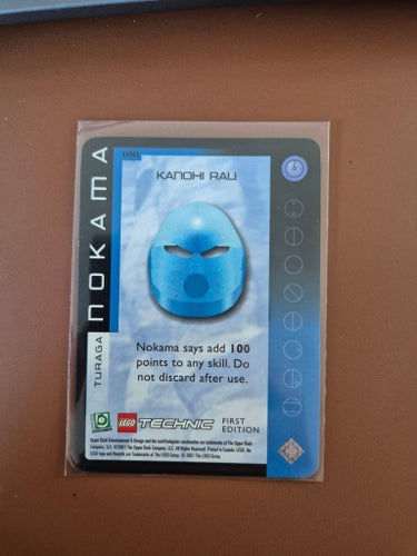 Bionicle Turaga Nokama Kanohi Rau Kort
