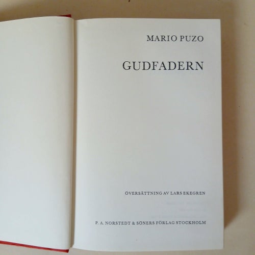 Gudfadern – Mario Puzo | förlagan t filmklassikern | Norstedts 1982