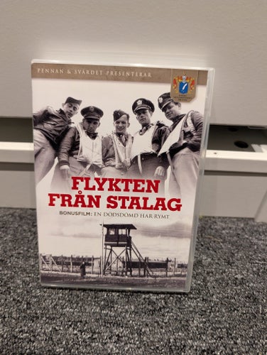 Flykten från Stalag DVD Svenskt militärhistoriskt bibliotek Box