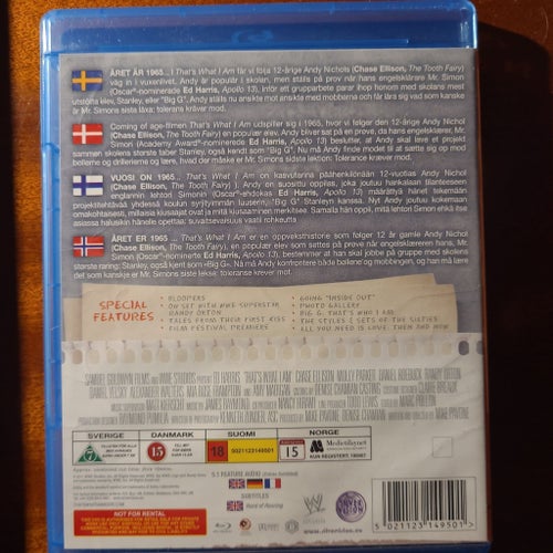 That's What I Am - Prisbelönad film med Ed Harris - Bluray