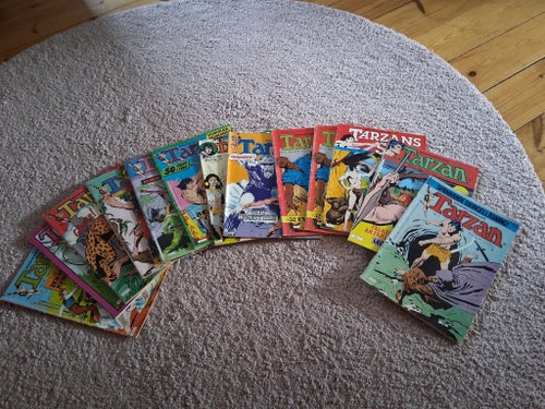 Tarzan – 13 serietidningar 1975–1984 (äldre nummer)