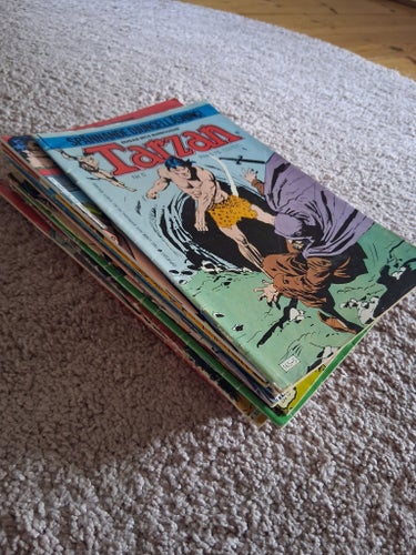 Tarzan – 13 serietidningar 1975–1984 (äldre nummer)