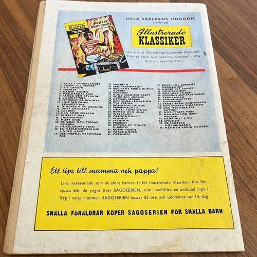 Illustrerade Klassiker Nr 57 Kamp mot sjön