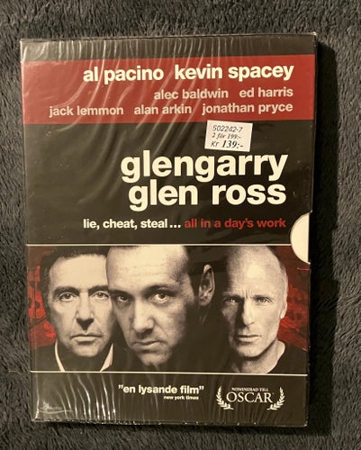 Glengarry Glen Ross (Al Pacino, Kevin Spacey, Jack Lemmon) - DVD - Region 2
