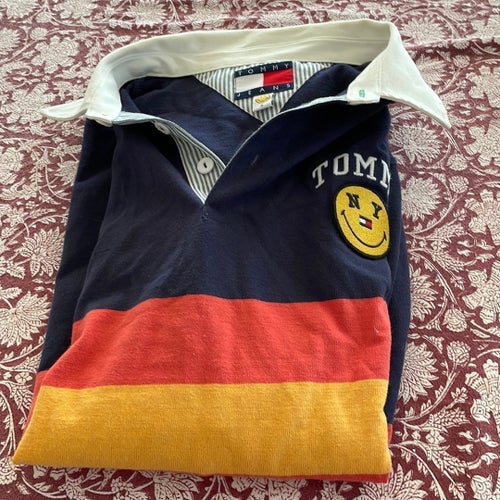 Tommy Jeans blå tröja, storlek S