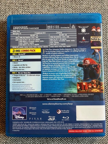 Modig (Brave) - Blu-ray 3D + Blu-ray 2D + Bonus Disc