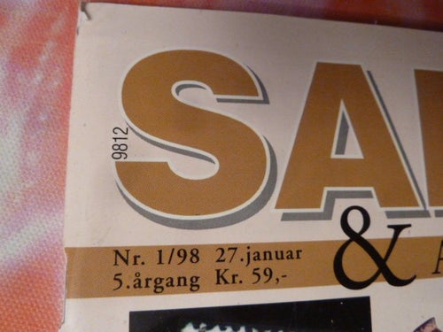SAMLER & ANTIKBØRSEN, NR 1/98, TIDNING, PÅ DANSKA