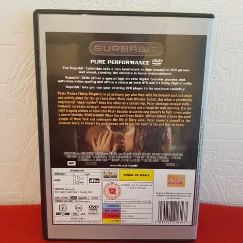 DVD - Spider-Man - Superbit - Repfri