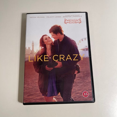 DVD - Like Crazy. Anton Yelchin Felicity Jones