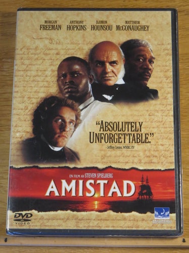 Amistad Morgan Freeman Steven Spielberg Ny & Inplastad!