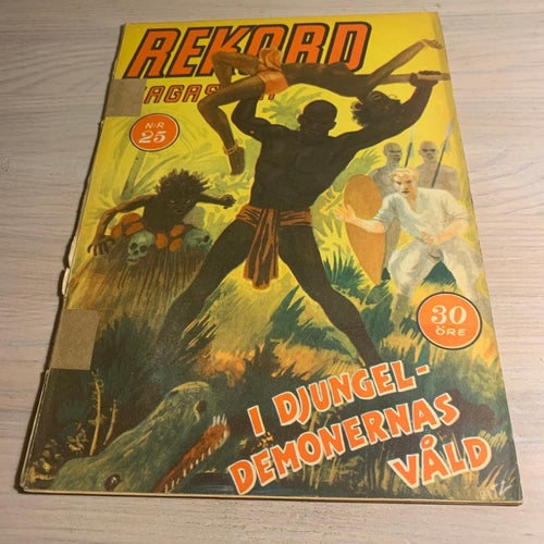 Tidningen Rekord Rekordmagasinet 1944 nr 25 - (baksidan saknas)