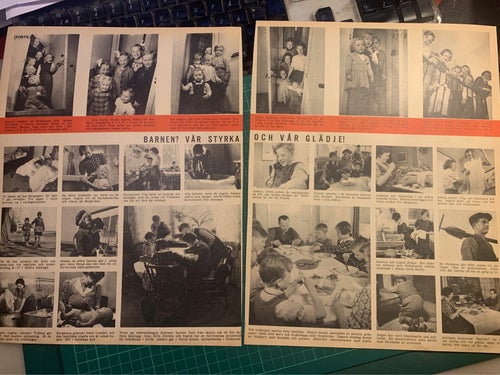 Retro-artikel ”En fyra-rummare för 8-barnsfamilj för 35 kronor” från 1943