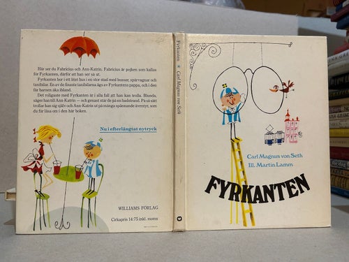 Fyrkanten av Carl Magnus von Seth, Martin Lamm, bok, Fine plus
