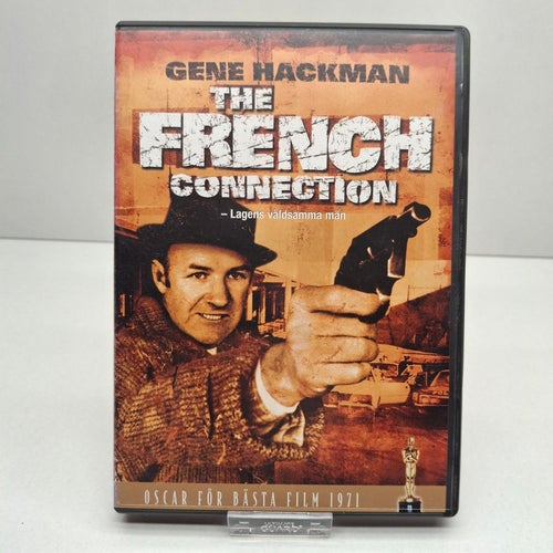 The French Connection - Gene Hackman - Region 2, DVD, Svensk text, Fint skick