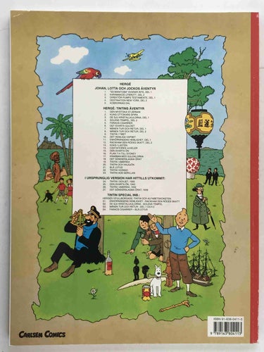 Tintin - 15. Den svarta ön. VF