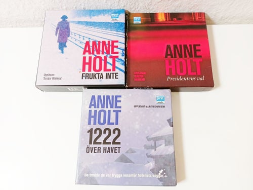 Anne Holt 3st Ljudböcker 29CD Torsten Wahlund Marie Richardson