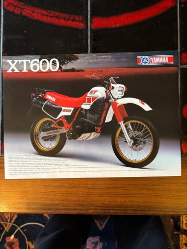 Yamaha XT600 1987 brochyr