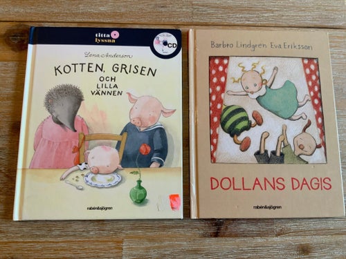 Kotten, Grisen och Lilla Vännen CD Lena Anderson, Dollans Dagis, Barbro Lindgren