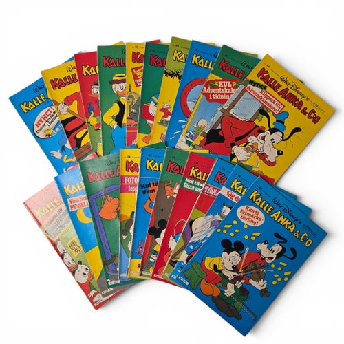 Kalle Anka & Co Serietidningar - 20 st 1978-1979