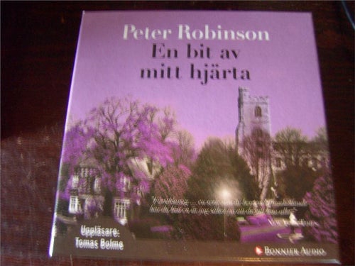 CD-bok: En bit av mitt hjärta - Peter Robinson