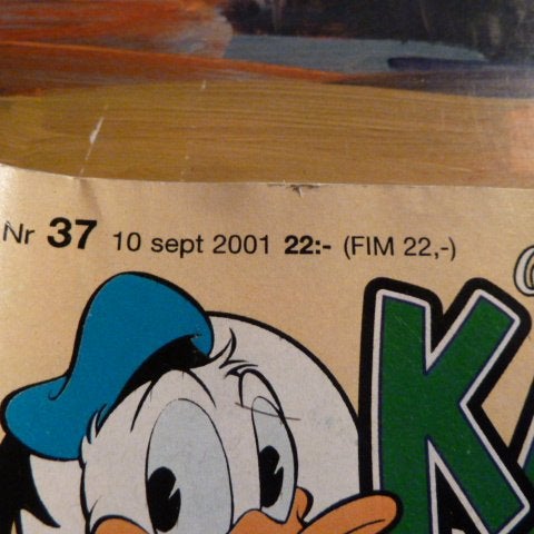 KALLE ANKA & C:O, 2001 NR 37, TIDNING