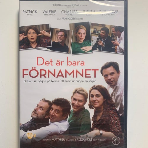 DET ÄR BARA FÖRNAMNET. DVD KOMEDI -12 FRANKRIKE. INPLASTAD