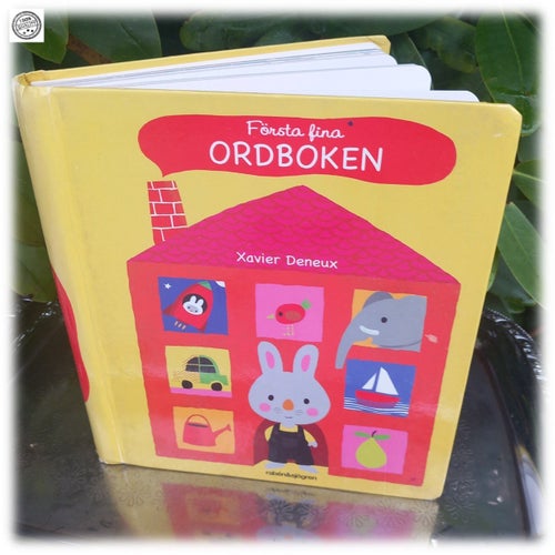 Första fina ordboken av Xavier Deneux Rabén & Sjögren fr 18 månader Fint skick