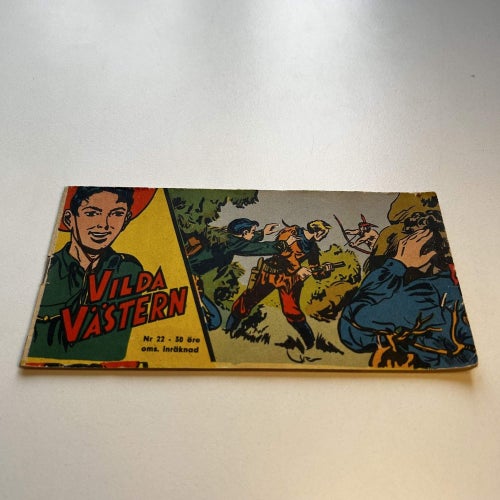 Vilda Västern nr 22 1960, samlarex! FN+