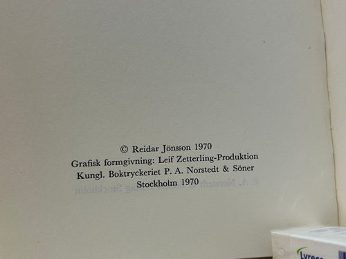 En väldig borg av Reidar Jönsson. Bok. Very good plus