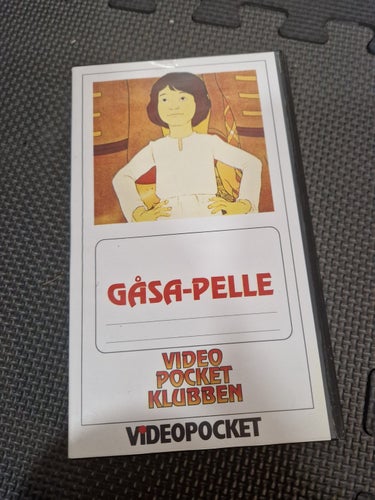 Gåsa-Pelle - videopocket klubben VHS raritet