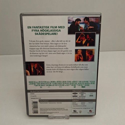 We don´t live here anymore - Region 2, DVD-Film, Svensk text, Fint skick