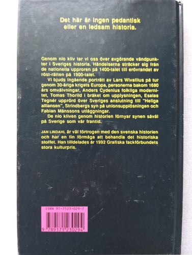 Nio kliv genom Sveriges historia - Jan Lindahl, 1992