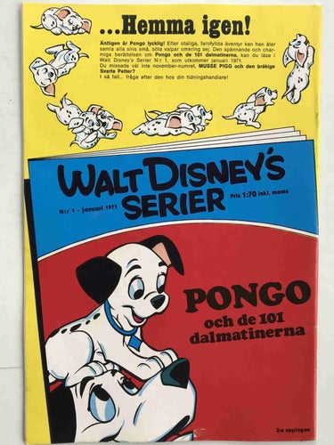 Walt Disney´s Serier - 1970:12 FN-VF