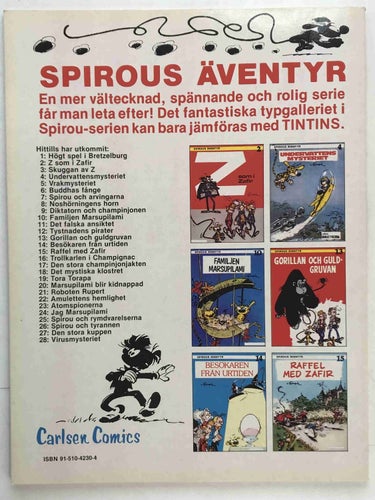 Spirou - 28. Virusmysteriet. FN-VF