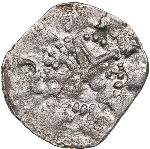 Biskopsdömet Dorpat Pfennig lübische ND (ca. 1396-1400) Dietrich III Damerov