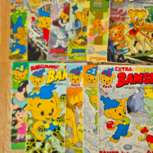 Bamse 11 st från 2013.