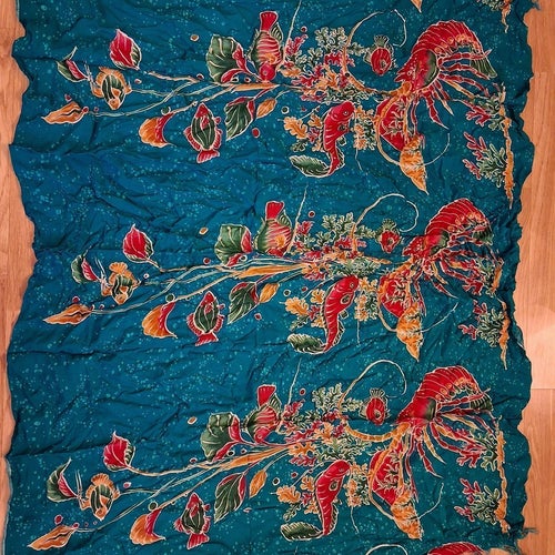 Grön sarong / solskynke