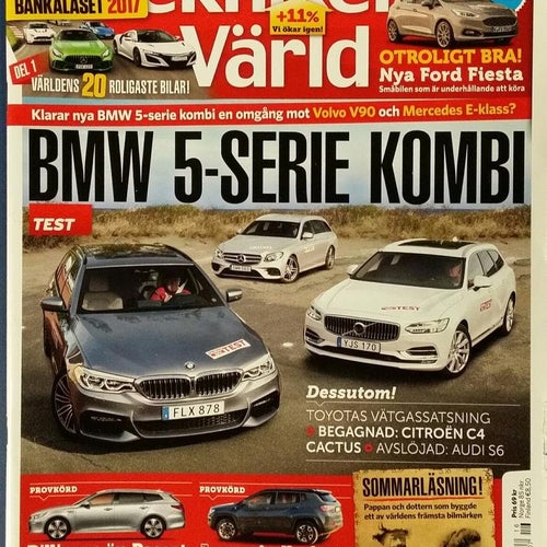 Teknikens Värld nr 16 2017: Seat Leon Cupra, Mercedes-AMG E 63 S 4-Matic