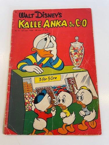 Kalle Anka  , Nr 4    - 1956