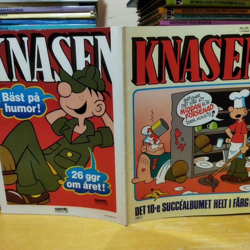 Knasen Det 10:e succealbumet tryckt 1986. Fine