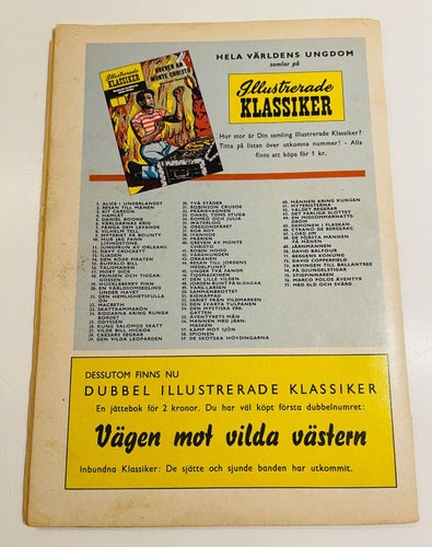 Illustrerade Klassiker Nr 76  - Första utgåva