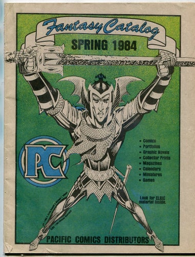 Pacific comics Fantasy catalog Spring 1984 Amerikansk katalo