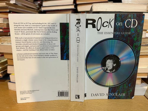 Rock on Cd: The Essential Guide by David Sinclair, bok, lässkick