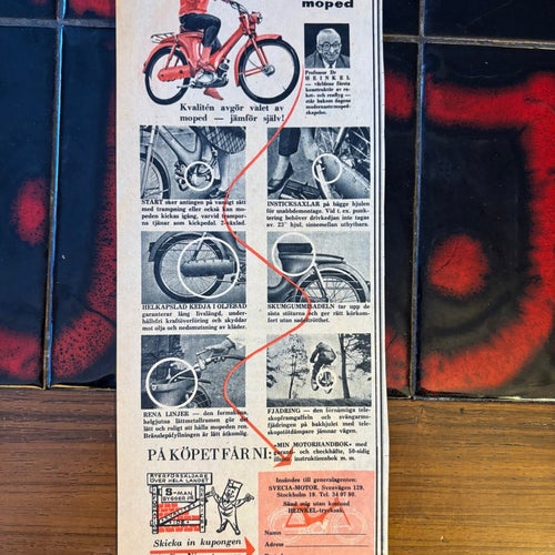 HEINKEL moped reklam 1956